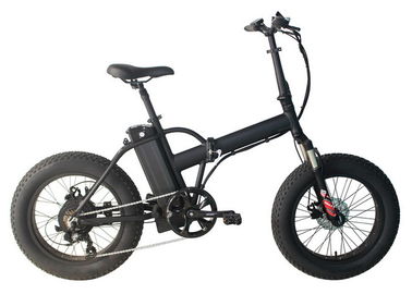 A roda gorda de dobramento da bicicleta da assistência elétrica faz sob medida 20" exposição de diodo emissor de luz da forquilha da suspensão