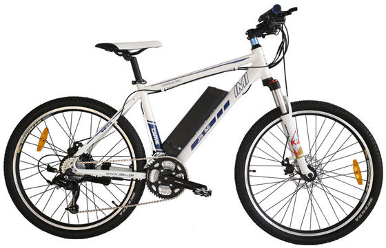 Tamanho bonde 26" da roda do Mountain bike da assistência de 3 x 9 velocidades motor traseiro sem escova