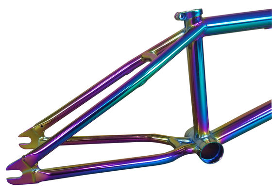 20 tubo superior 20,75" do crmo de Slick Full do óleo do quadro do arco-íris da bicicleta da polegada BMX freio removível integrado 336mm do bb de TubeMid da cabeça de RC